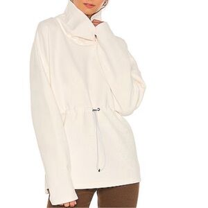 Varley Barton Sweatshirt Pullover Tie Waist Oversized